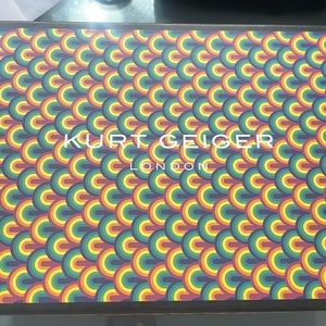 Kurt Geiger Laney Eye White Leather Sneakers